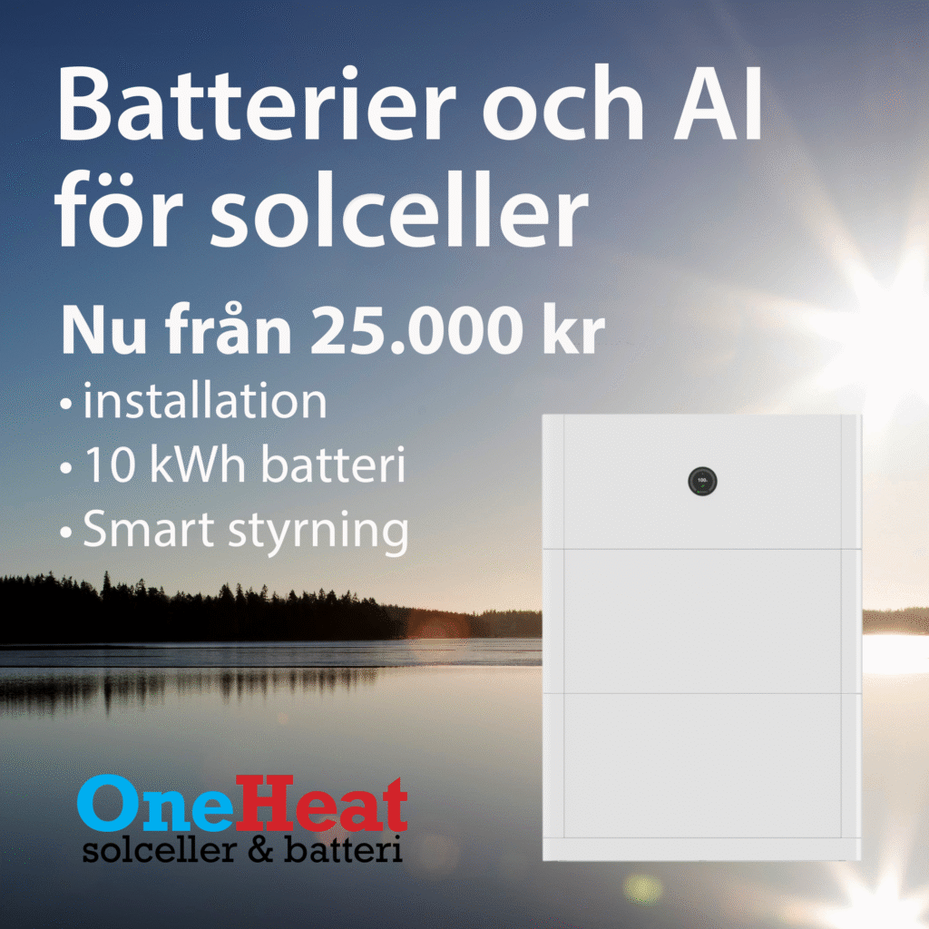 batterier till solceller